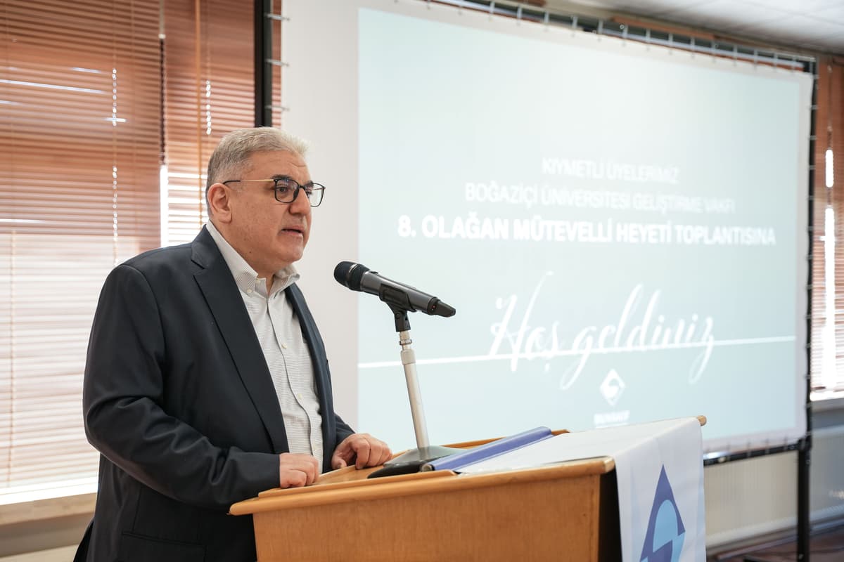 Boğaziçi Üniversitesi Geliştirme Vakfı 8. Olağan Mütevelli Heyeti Toplantısı Gerçekleştirildi — 1